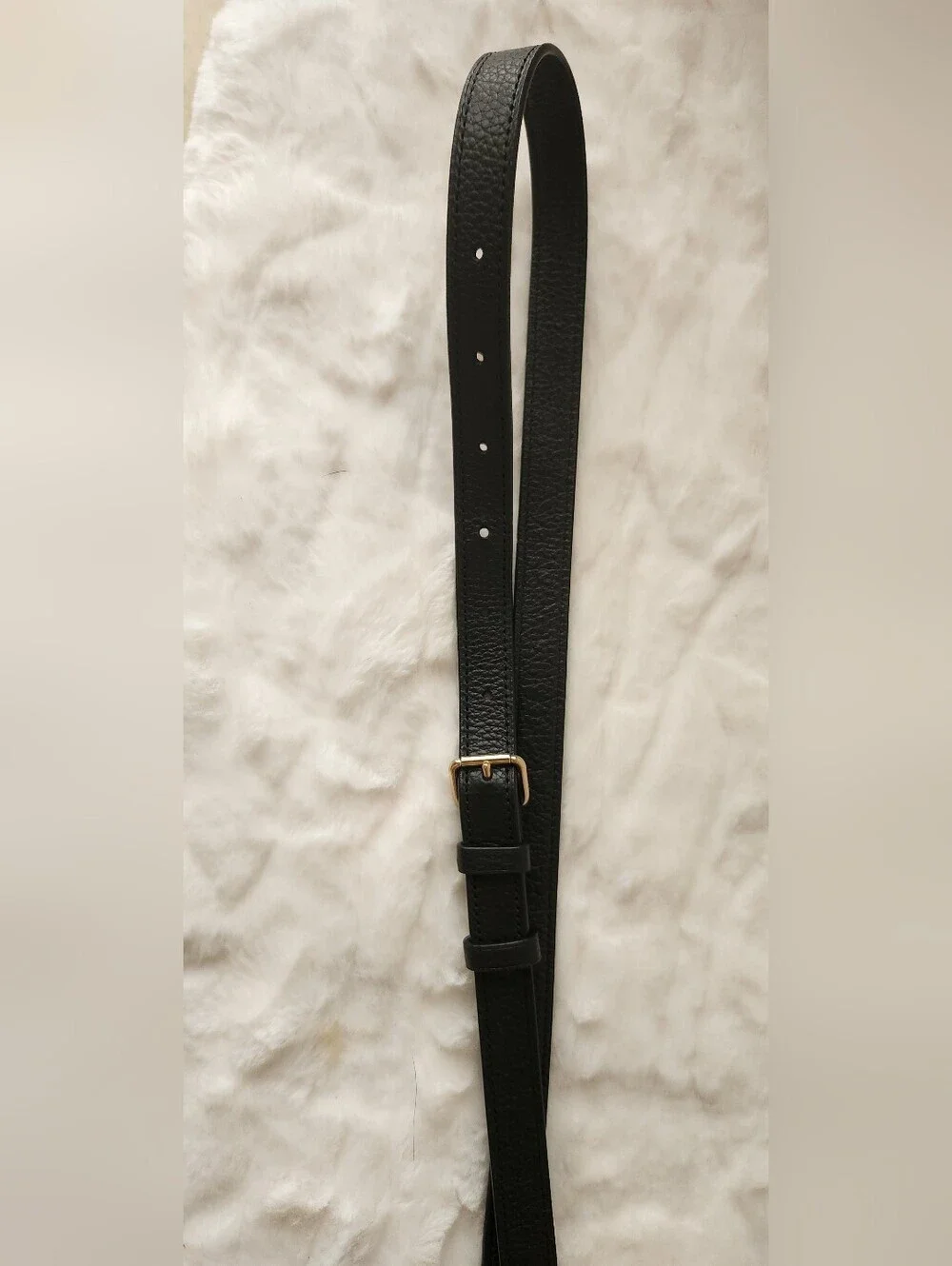 Black Studded Clutch with Gold Accent